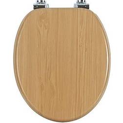 WOLTU Wooden Seat, Soft Close WC Strong