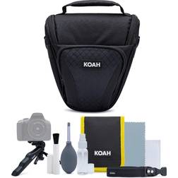 Koah Holster Camera Case and Accessory Bundle for DSLR Mirrorless & Camcorders