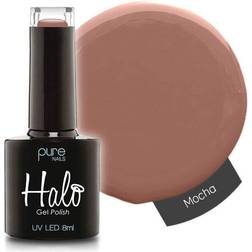 Halo by Pure Nails Gel Nails Nudes 8Ml Mocha