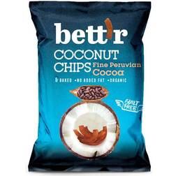 Bett’r Kokoschips med fin peruvian kakao 40