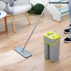 InnovaGoods Mop with Dual Action Bucket Klirimop