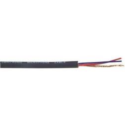 Omnitronic Microphone cable 2x0.22 100m bk, Mikrofonkabel 2x0.22 100m svart