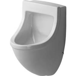 Duravit Urinal Starck 3, Zulauf von hinten, absaugend, ohne Deckel, weiss