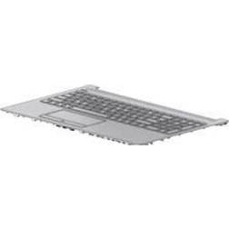 HP top cover w/keyboard uk