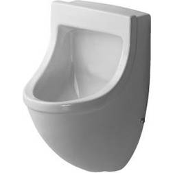 Duravit Urinal Starck 3, Zulauf von hinten, absaugend, ohne Deckel, weiss