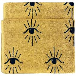 Furn. Theia Bath Bath Towel Yellow, Black