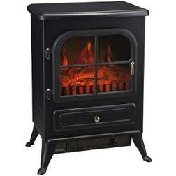 B&Q Akershus Traditional 1.85Kw Cast Iron Effect Electric Stove