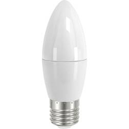 Sylvania E27 4,5W 827 LED-stearinljuslampa, frostad