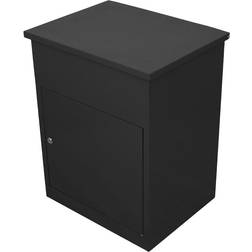 MonsterShop Cassetta Postale Per Pacchi - Nero