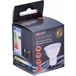 Solight LED bulb, spot, 7W, GU10, 3000K, 560lm, white