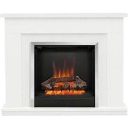 Be Modern Evelina Black & White Chrome Effect Fire Suite