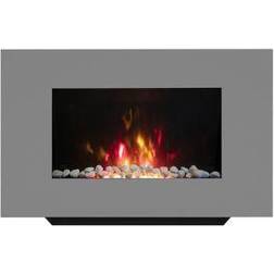 Be Modern Abington 2Kw Grey Glass Effect Electric Fire