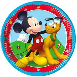 Procos GoDan Paptallerkner Mickey Mouse 20 cm 8 stk Godan