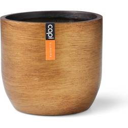 Capi Planter ball Retro 17x15 gold