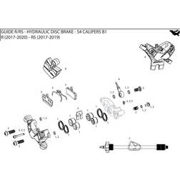 Sram Disc CAL Hardware Kit With Body Bolt Bolt Bleed Screw Pad