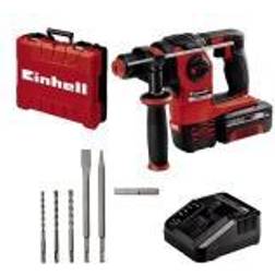 Einhell Power X-Change HEROCCO Kit 5 (1x3,0Ah) SDS-Plus-Accu-boorhamer 18 V 3.0 Ah Li-ion Incl. accu, Incl. koffer, Incl. accessoires