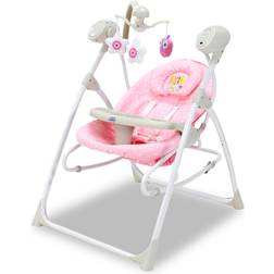 Asalvo Baby Bouncer Swing 3-in-1, Pink