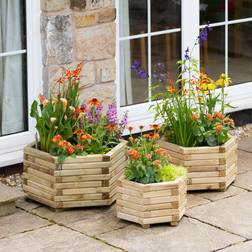 Zest Zest4Leisure Marford Hexagonal Garden Planter