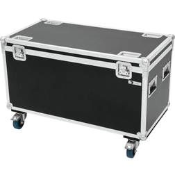 Roadinger Mallette Omnitronic Universal-Case Profi avec poignée de transport, avec roulettes noir, argent aluminium, bois, acier