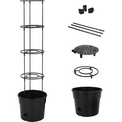 vidaXL Macetero Para Tomates Polipropileno Ø29.5 x 115 cm