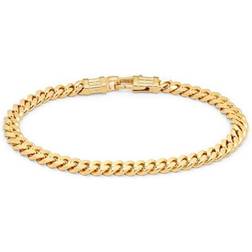 Curb Bracelet Gold Gold, Unisex, Equipo, otros accesorios, 6,5"