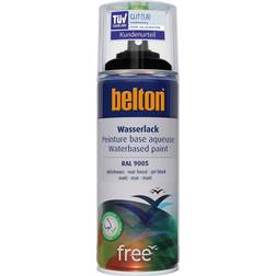 Belton Free semi gloss farvespray RAL 9005 Sort 0.4L