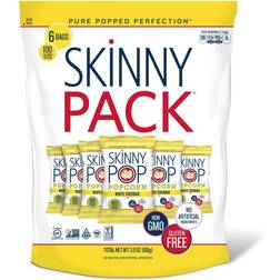 SkinnyPop Gluten-Free White Cheddar Popcorn Skinny Pack Count