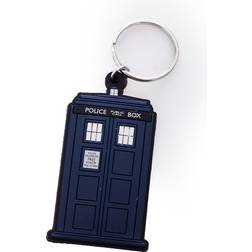 Who TARDIS Rubber Keyring