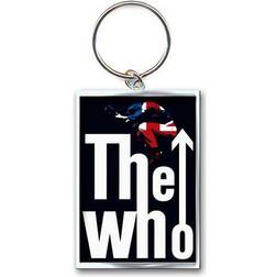 Rock Off The Who Enamel Keychain Logo Leap Official Metal New