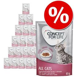 Concept for Life Sterilised Cats 24 x 85 g - Alimento Umido Per Gatti
