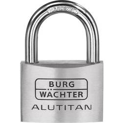 BURG WÄCHTER 36101 Cadenas 50.00 mm Fermeture Différente Aluminium Avec Serrure Clé C304502