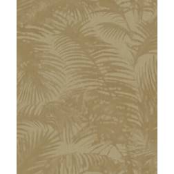 Eijffinger Blurry Palm Leaves Mustard