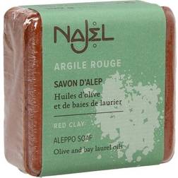 NAJEL Aleppo bar soap with Red Clay