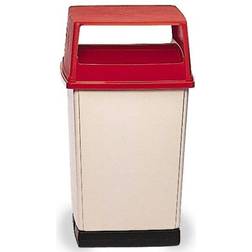 Rubbermaid FG256V00RED Square Dome Trash Can Lid