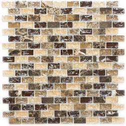 HUH Mosaik glas med natursten XIC B1155 30x28,5