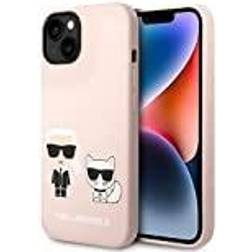 Karl Lagerfeld KLHMP14MSSKCI iPhone 14 Plus 6,7 hardcase jasnoróżowy/light pink Silicone & Choupette Magsafe