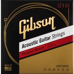 Gibson Phosphor Bronze Acoustic Guitar Strings Light
