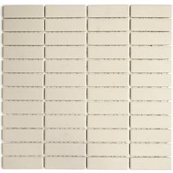 HUH Mosaik Stick Uni Lightbeige Unglased Antislip R10 Cu St 041