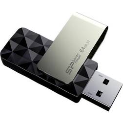 Silicon Power 64GB Blaze B30 USB 3.0 Flash Drive (SP064GBUF3B30V1K)