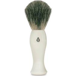 eShave Long Shave Brush Plastic Handle White