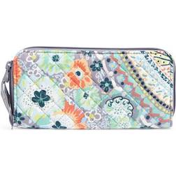 Vera Bradley Women s Recycled Cotton RFID Bifold Wallet Citrus Paisley