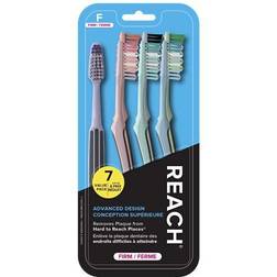 Reach Advanced Design Toothbrush Angled Neck Firm Multi-Level Contoured