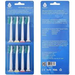 psrb8- 8 pack replacement brush philips