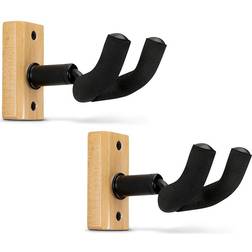 Proline Solid Wood Guitar Hanger Natural, 2-Pack