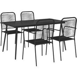 vidaXL 3058279 Juego de comedor de patio, 1 Mesa incl. 4 Sillas