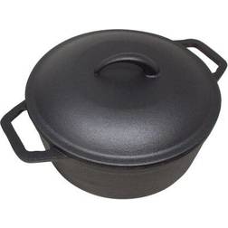 The Vintage Gourmet Cast Iron with lid 5.6 L 25 cm