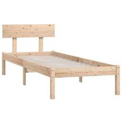 vidaXL Bed Frame Solid Pine 70cm Sängram 100x200cm