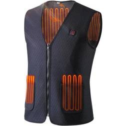 INF 5 Heating Zones Warming Vest - Black/Grey