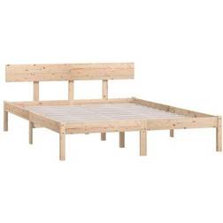 vidaXL Bed Frame Solid Pine 70cm Sängram 150x200cm
