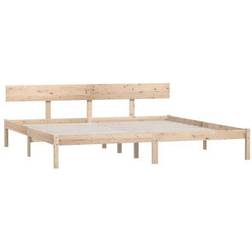 vidaXL Bed Frame Solid Pine 70cm 200x200cm